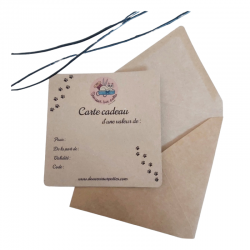 30 Cartes cadeau à...