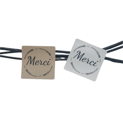 48 Stickers "Merci"