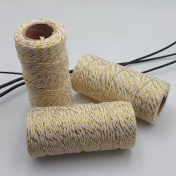 Ficelle en coton - beige et...
